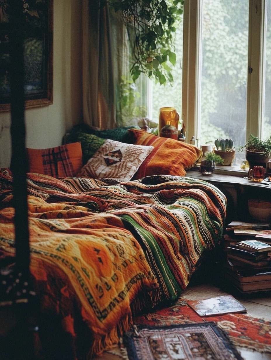 Upgrade Your Bedroom Ambiance with Ethnic Pattern Blankets